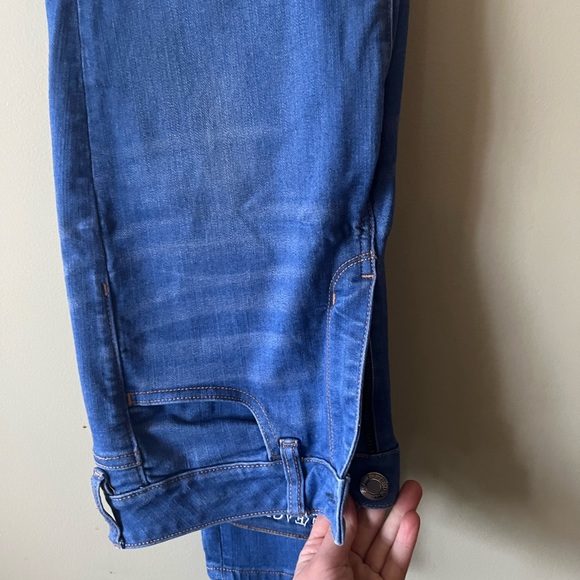 High Rise Jeggings solid blue - Picture 4 of 4